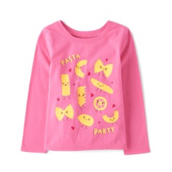 Camiseta del Club De La Pasta para niñas - Rosa