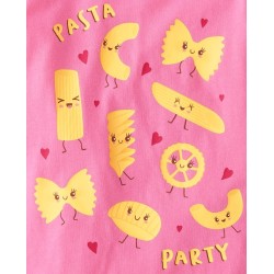 Camiseta del Club De La Pasta para niñas - Rosa